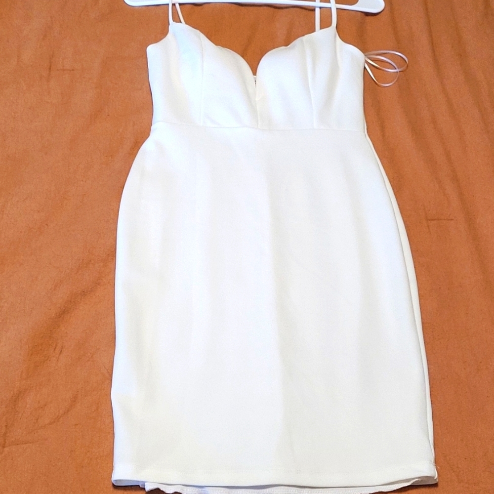 White dress from Dainty Hooligan Boutique online